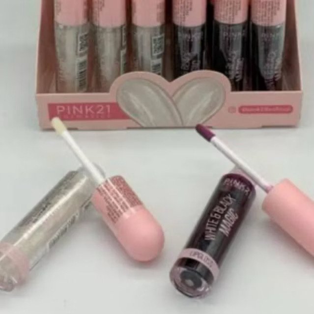 Gloss Labial Pink21 White & Black Magic – Brilho